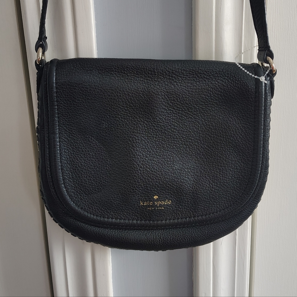 Kate Spade Ashby Place Josey Black Pebbled Crossbody Bag